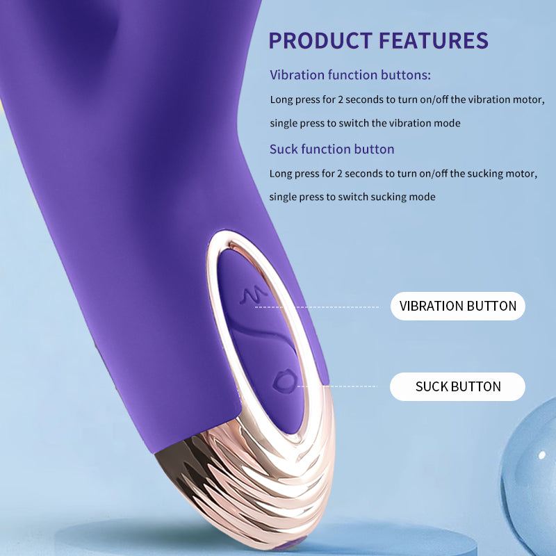 Powerful Suction Vibration Gspot Vibrator Sex Toy WEWV-56