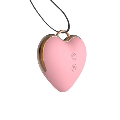 Love Heart Necklace Clitoral Stimulator Sucking Vibrator WECS-56