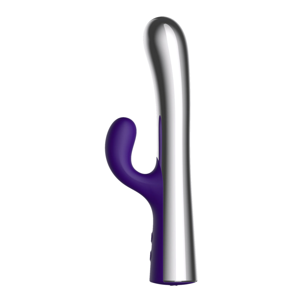 Cold Sensation Dual Vibration Motor Rabbit Dildo Vibrator WEWV-63