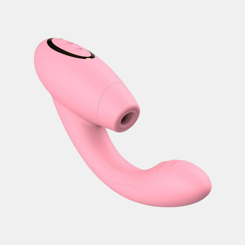 Pleasure Air Suction Clitoris G-spot Orgasm Vibrator WECS-30