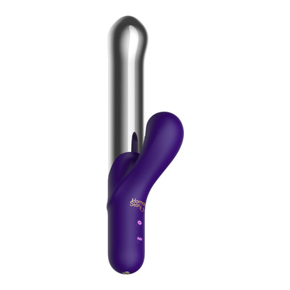 Cold Sensation Aluminum Alloy Sucking Gspot Rabbit Vibrator WEWV-60