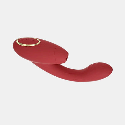 Pleasure Air Suction Clitoris G-spot Orgasm Vibrator WECS-30