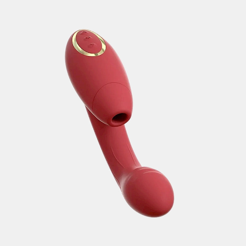 Pleasure Air Suction Clitoris G-spot Orgasm Vibrator WECS-30