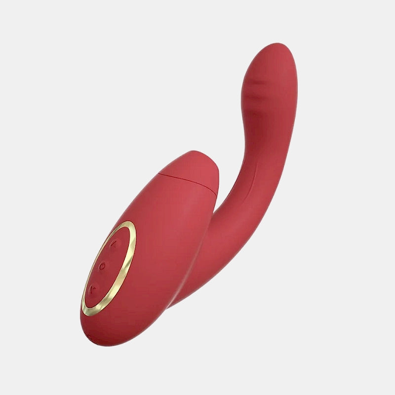 Pleasure Air Suction Clitoris G-spot Orgasm Vibrator WECS-30