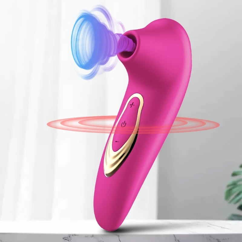 Powerful Suction Nipple Clitoral Stimulation Vibrator WECS-22