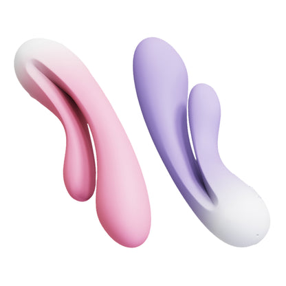 Flexible Bending Soft SIlicone Rabbit VIbrator Gspot Sex Toy WEWV-55