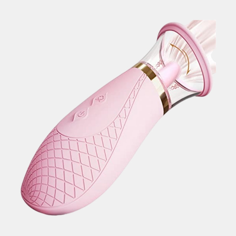 Nipple Clitoral Sucking Licking Vibrator Sex Toys WECS-38