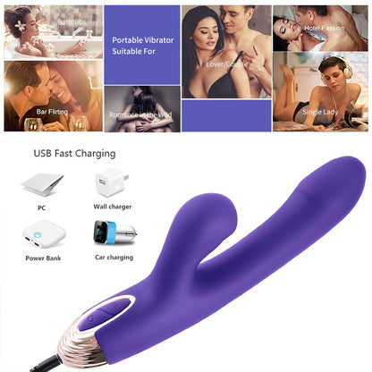 Powerful Suction Vibration Gspot Vibrator Sex Toy WEWV-56