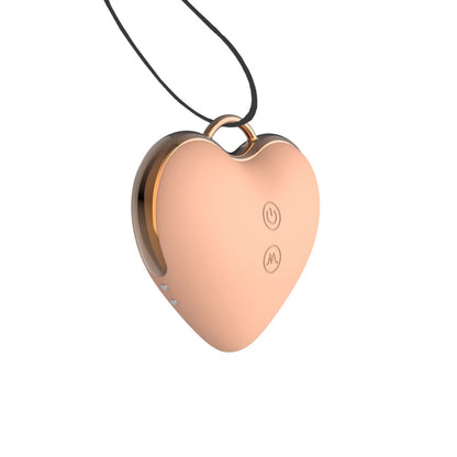 Love Heart Necklace Clitoral Stimulator Sucking Vibrator WECS-56