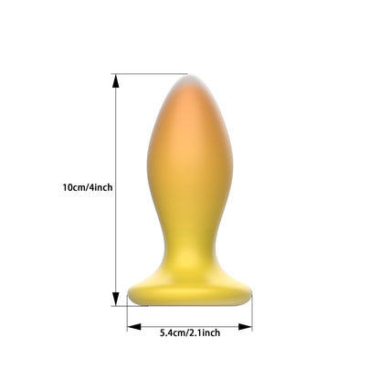 Dual Layper Silicone Anal Plug Vibrator WEAP-26